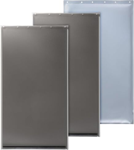 BreezeHug 3-Flap غطاء بديل لباب الكلاب كبير جدًا مع براغي متوافق مع Petsafe Freedom Doggie Door Pac 11-11040 13 1/8 بوصة × 24 7/8 بوصة، مقاوم للطقس -20 إلى 120 فهرنهايت in Kuwait