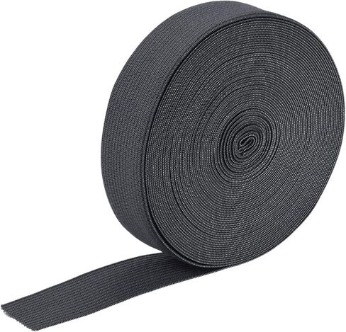 Generic Elastic Bands for Sewing 1" 10 Yard Grey Knit Elastic Spool High Elasticity for Wigs, Waistband, Pants in Saudi Arabia