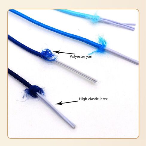 High Elastic Cord for Bracelets, Necklaces, Jewelry Making, Multi-Strand Latex Elastic Cord, 330 Feet in Saudi Arabia