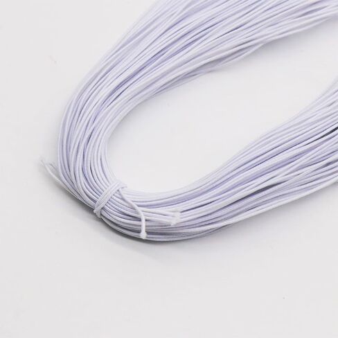 High Elastic Cord for Bracelets, Necklaces, Jewelry Making, Multi-Strand Latex Elastic Cord, 330 Feet in Saudi Arabia