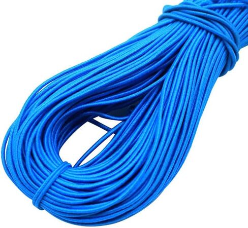 High Elastic Cord for Bracelets, Necklaces, Jewelry Making, Multi-Strand Latex Elastic Cord, 330 Feet in Saudi Arabia