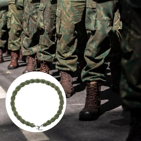 16 قطعة من أشرطة التمهيد المرنة، أشرطة أحذية رعاة البقر، بلوزات أحذية مع خطاف معدني للسراويل للرجال والنساء المشي لمسافات طويلة في الهواء الطلق للقوات الجوية البحرية (أخضر) in Kuwait