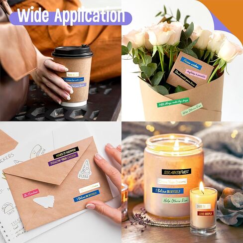 2398PCS Quote Stickers, Gold Foil Word Phrase Stickers for Junk Journal, Pre-Cut Motivational Inspirational Small Talk Labels for Scrapbook, DIY Craft Card Making (50 Sheets) in Saudi Arabia