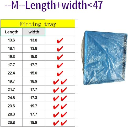 50 قطعة من بطانة قفص الحيوانات الصغيرة للاستعمال مرة واحدة، بطانات قفص خنزير غينيا أرنب من البلاستيك الشفاف، حقيبة بطانة قفص الأرنب، طبقة تواليت عالمية، فراش حيوانات صغيرة (50 قطعة، مقاس M) in Kuwait