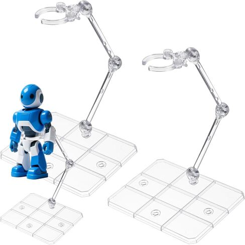 2Pcs Action Figure Stand Assembly Action Figure Display Holder Base Universal Humanoid Model Support Display Stand in Saudi Arabia