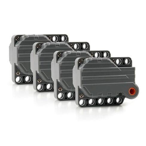 Pull Back Motor Set, 4 Pack Gray Technical Building Blocks, Compatible with 12787c01 & 12799, Inertia Power Functions for DIY Vehicle Projects in Saudi Arabia