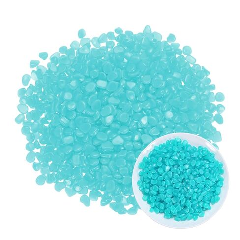 1000-Pack Glow in The Dark Rocks, 0.31"-0.44" Resin Outdoor Garden Decorations Luminous Pebbles Stones for Garden Plants/Aquarium/Backyard Path, Aquarium Gravel [Green] in Saudi Arabia