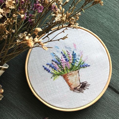 11 Skeins Metallic Embroidery Floss, 12 Strands Metallic Embroidery Thread 8M Colorful Embroideries Floss with 5 Size Needles and 1 Threader for Hand Embroideries String DIY Art Projects in Kuwait