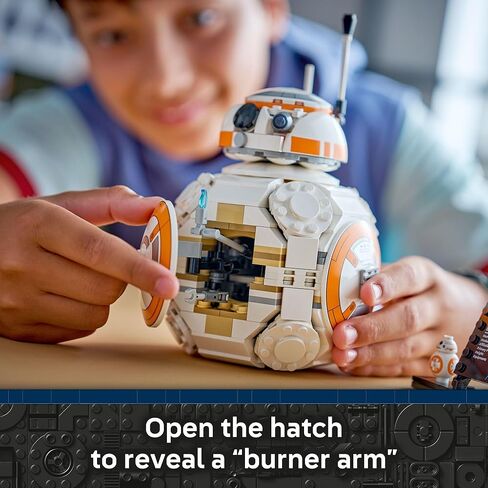 لعبة بناء ستار وورز BB-8 استروميك درويد من ليجو للأولاد والبنات - مجموعة بناء اللعب والعرض مع رأس دوار وذراع حرق للأطفال والمشجعين، للأعمار من 10 سنوات فما فوق - فكرة هدية لأعياد الميلاد - 75452 in Kuwait
