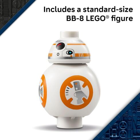 لعبة بناء ستار وورز BB-8 استروميك درويد من ليجو للأولاد والبنات - مجموعة بناء اللعب والعرض مع رأس دوار وذراع حرق للأطفال والمشجعين، للأعمار من 10 سنوات فما فوق - فكرة هدية لأعياد الميلاد - 75452 in Kuwait