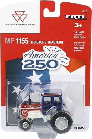 ERTL 1/64 ماسي فيرغسون 1155 ستارز آند سترايبس جرار الولايات المتحدة الأمريكية إصدار الذكرى 250 47660 in Saudi Arabia