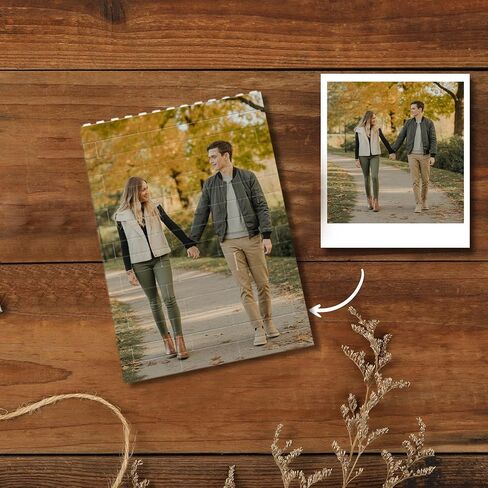 Noni Custom Building Brick Photo Block, Personalized Couple Picture Puzzle Decor, Multiple Sizes and Shapes, DIY Valentine Gift, Gifts for Valentines Day in Saudi Arabia