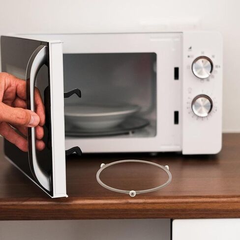 LIFKOME Microwave Turntable Ring Replacement Oven Turntable Circle Fittings 19.8Cm Plastic Holder Ring for Microwave Oven Rotating Plate Tray in Kuwait