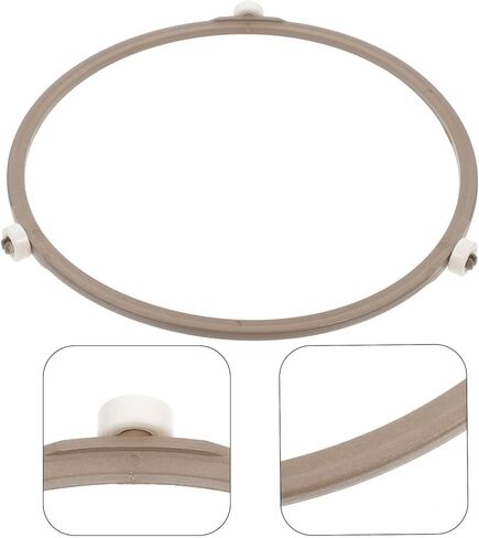 LIFKOME Microwave Turntable Ring Replacement Oven Turntable Circle Fittings 19.8Cm Plastic Holder Ring for Microwave Oven Rotating Plate Tray in Kuwait