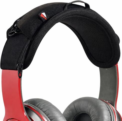 غطاء عصابة راس لسماعات الراس من ميزي لاوديو تكنيكا، بيت، بوز، ايه كيه جي، سينهايزر، سكال كاندي، سوني، غطاء عصابة راس بديل/واقيات عصابة رأس/غطاء واقي للوسادة العلوية - اسود in Kuwait