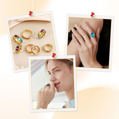 14 PCS Ring Blanks for Jewelry Making, Ring Making Kit, Grooved Rings Blanks Cores, US Size 6/7/8/9/10/11/12, 8mm Wide Round Empty Findings for DIY Jewelry Craft Supplies, Men Women in Kuwait