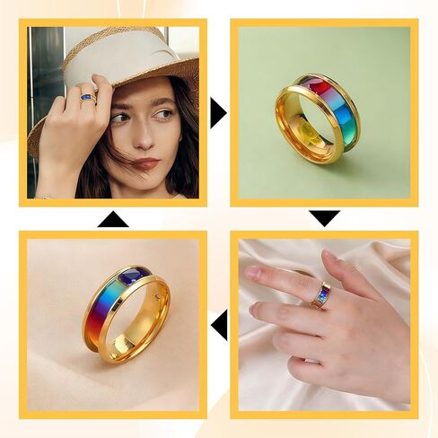 14 PCS Ring Blanks for Jewelry Making, Ring Making Kit, Grooved Rings Blanks Cores, US Size 6/7/8/9/10/11/12, 8mm Wide Round Empty Findings for DIY Jewelry Craft Supplies, Men Women in Kuwait