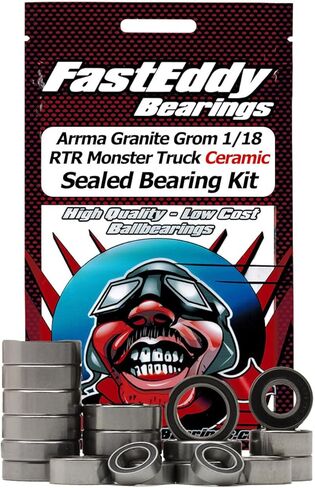 FastEddy Bearings Compatible with Arrma Granite Grom 1/18 RTR Monster Truck Ceramic Sealed Bearing Kit in Saudi Arabia