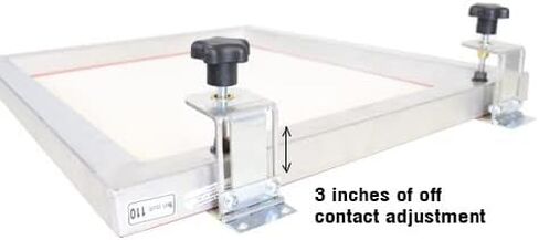 Screen Printing Screen Clamps - Hinge Clamps - Pair - Adjustable Off Contact for Silk Screen Printing - Made in The USA! in Saudi Arabia