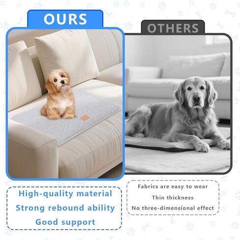Dog Mat, Anti-Slip Dog Kennel Pad, Washable Dogs Crate Pad for Sleeping, Removable Breathable Large Dogs Crate Pads, Pets Orthopedic Crate Bed for Indoor Outdoor Use (Grey, XX-Large) in Saudi Arabia