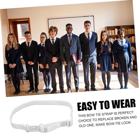 20pcs Adjustable Bow Tie Strap Band with Elastic Adjustable for Weddings and Formal Events in Saudi Arabia