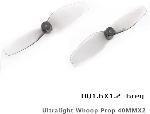 16pcs HQProp 40mm Propeller 1.6X1.2 Ultralight Whoop Props 1mm Hole for Tinywhoop Cinewhoop in Kuwait