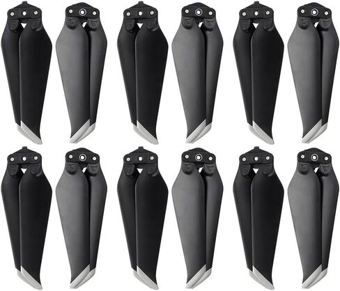 12 Pcs Mavic 2 Propellers for DJI Mavic 2 Pro/Mavic 2 Zoom Accessories Low-Noise Blades 8745F Props Wings Replacement Blades Accessories in Kuwait