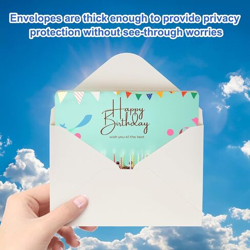 PATIKIL Blank Cards and Envelopes 4x6, 100 Set Half Fold Blank Note Cards and Envelopes Folded Cardstock Greeting Card for Invitations Wedding DIY Birthday, Brown in Saudi Arabia