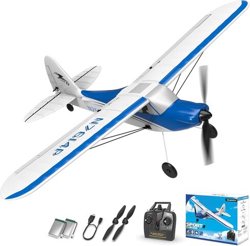 طائرة volantexrc 4 CH RC TrainStar 500 مم بدون فرشاة للتحكم عن بعد طائرة مقاتلة RTF مع جيروسكوب 6 محاور، 3 أوضاع وألعاب بهلوانية، طائرة يتم التحكم فيها عن بعد بتردد 2.4 جيجا هرتز للمبتدئين والكبار (أحمر) in Kuwait