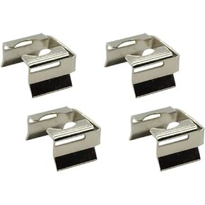 HiSport Fuel Injector Metal Retaining Clip Set of 4 Fuel Injector Locks / Fuel Rail Clip / Retainer Kit Universal