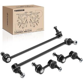 A-Premium Set of 4, Front & Rear Sway Bar Links Kit Stabilizer Bar Links Compatible with Kia Sedona 2006-2014, Hyundai Entourage 2007-2009