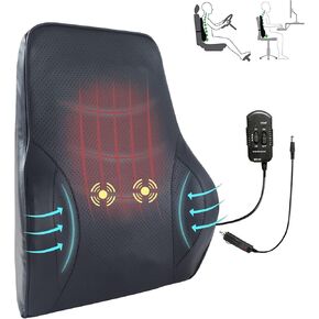 وسادة دعم قطنية كبيرة لفرس النهر من إسفنج الذاكرة وسادة دعم الظهر لتخفيف آلام الظهر وسادة جلدية قابلة للتنفس وسادة قطنية لمقعد السيارة وكرسي مكتب الكمبيوتر in Kuwait