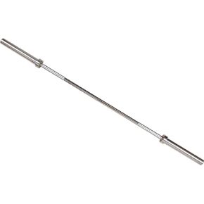 Signature Fitness Olympic Bar for Weightlifting and Powerlifting Barbell Curl Bar, 700-Pound Capacity, Chrome, 3 x 3 x 3 inches