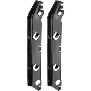 Carbbia Front Bumper Bracket Left and Right Side Iron Hold Mount Compatible with BM 3 Series E90 2006-2012, Black, 1 Pair