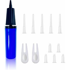 مجموعة مضخة كرة اللياقة البدنية للتمرين من BZRR، مضخة هواء يدوية، تأتي مع 2 مزيل قابس كرة التمرين و10 مقابس كرة تمرين للاستبدال in Kuwait