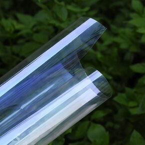 Blue Windshield Tint 70% VLT Car Window Tint Film Car Sun Shade Tint Solar Protection Film, 35.43'' x 177.16''