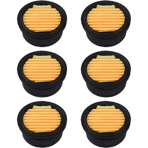 ZHONG AN 4Pcs Air Compressor Silencer Filter Elements, Air Compressor Intake Filter Sound Muffler Silencer Intake Paper Replacement Elements