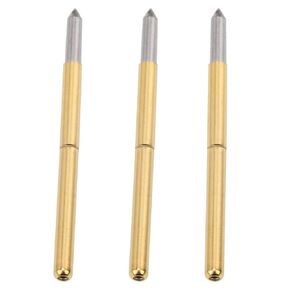 100pcs P125‑B Test Probe, Pin Test Tools 2.0mm Spring Test Detection Probe Pins Brass Pogo Pins