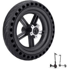Solid Tire Replacement for Electric Scooter Xiaomi Mi m365 8.5 inches Scooter Wheel's Replacement Explosion-Proof Solid Tire Wheel Hub Set