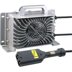 Abakoo 36V 20A Battery Charger for EZGO EZ-GO TXT 96-Up Golf Cart, Powerwise Style D-Plug, IP67 Waterproof