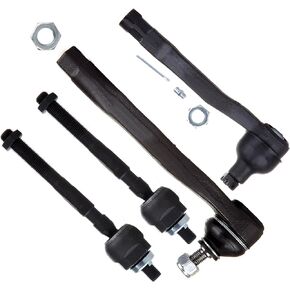 SCITOO 4-PC SET Suspension Kit For Acura Integra For Honda Civic/Civic del Sol Inner Tie Rod End,Outer Tie Rod End