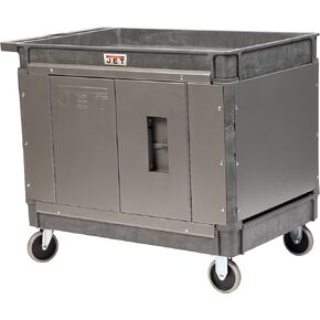 JET PUC-4126 Resin Utility Cart with JT1-126 LOAD-N-LOCK Security System