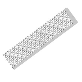 Vctitil 5D Diamond Painting Ruler Stainless Steel Diamond Mesh Ruler Diamond Square/Round Ruler Painting Fix Tool for Diamond Painting(2 Pcs)