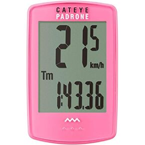 CATEYE Padrone Wireless Bike Computer – Oversized Display Cyclocomputer, Wireless Speedometer & Odometer, FlexTight™ Mount, Auto Start/Stop, Programmable Odometer in Saudi Arabia