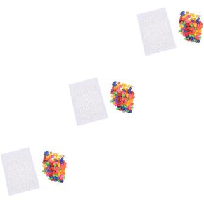 Mushroom Nail Jigsaw 186 Pcs Kids Puzzles Pegboard Puzzle Kids Pegboard Jigsaw Peg Board Mushroom Nails Child Plug Board Mushroom Nail Jigsaw