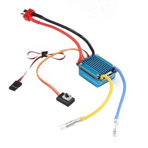 Electronic Speed Controller,Jadpes 3S Available 160A Waterproof Brushed Esc with 5V 1A Bec TPlug for Optional Mode 1/12 Rc Car
