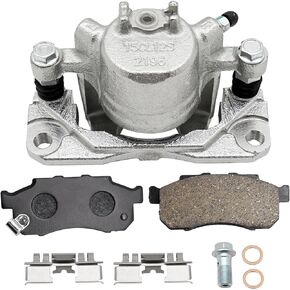 M MATI Front Right Brake Caliper & Ceramic Brake Pads for Honda Pioneer 700 Pioneer 500 520 SXS700 SXS500 SXS520 2014-2023 45019-S3A-013 06452-HL3-A00