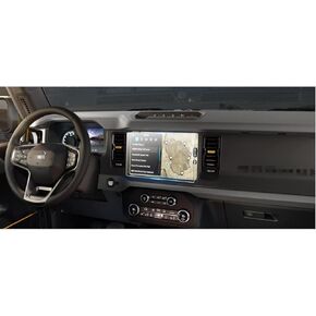 واقي شاشة متوافق مع شاشة لمس 2022-2024 Bronco SYNC 4 مقاس 12 بوصة، عالي الدقة مضاد للخدش، واقي شاشة من الزجاج المقسى in Kuwait