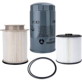 Fuel Filter 6.7 Cummins Diesel 68436631AA 68157291AA 5083285AA Fuel Filter Water Separator and Oil Filter Set for 2019-2022 Dodge Ram 2500 3500 4500 5500 6.7L Cummins Diesel
