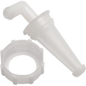 335112 Fuel Filter Nut & 433190 0433190 Fuel Filter, Compatible With Evinrude Johnson BRP V4/V6/60 & Deg 90 100 115 150 175 Hp, for Moedels 600-312 18-79781 1991-2006 765553 0335112 (1 Pack)